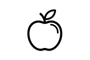 Apple Fruit Vector Icon Bundle, an Illustration by musafir_fashion (Thumbnail 6 of 49)