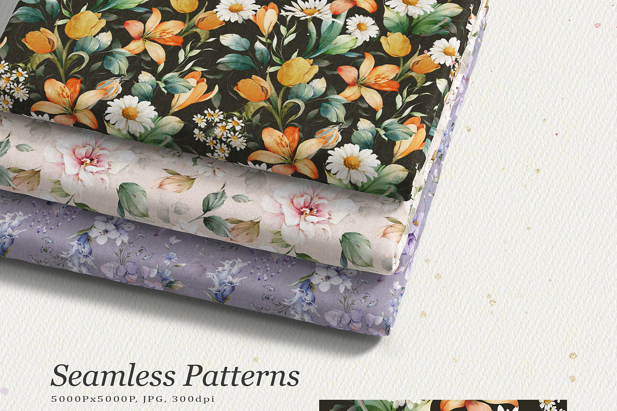 Watercolor Flower Blooms, a Decorative Illustration by Damian Roh (Photo 13 of 15)