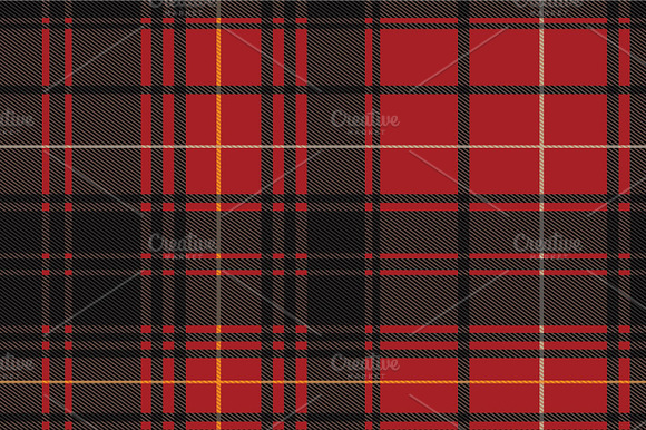 Seamless Scottish Tartan Pattern preview 2