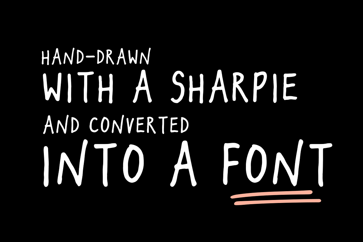 Stolen Hand Marker Font, a Handwritten Font by TYPEHEIST (Photo 5 of 10)