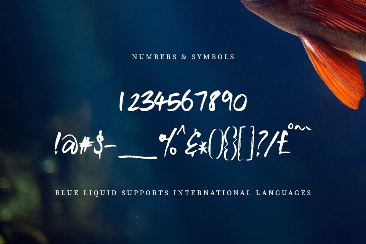 Blue Liquid Marker Font, a Font by Creativeqube Design (Photo 11 of 13)