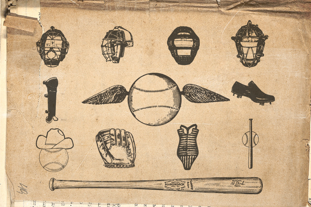 Retro Baseball Hit, an Illustration by Retro Machine (Photo 12 of 12)