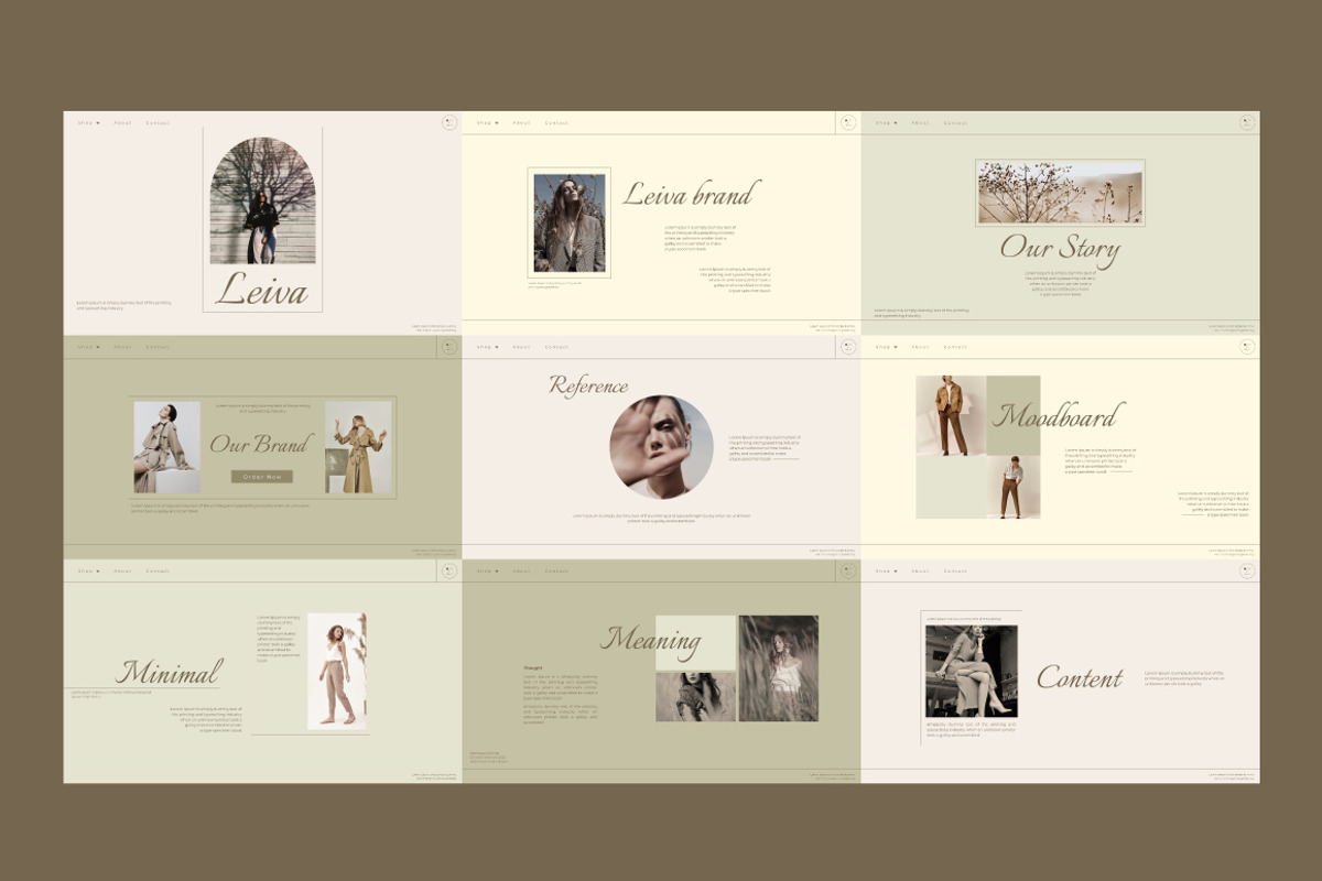 Leiva - Brand Guidelines, a Presentation Template by Secret Visual (Photo 7 of 8)