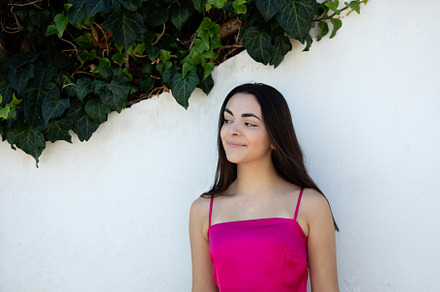 Portrait of a happy lovely and beautiful Spanish young woman in, a Person Photo by José Manuel Gelpi