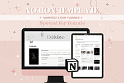 Manifestation Notion Template, a Templates & Theme by bellaROSEworkshop (Thumbnail 3 of 10)