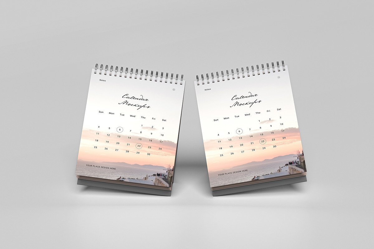 Calendar Mockup, a Merchandise Mockup by AnasStudio (Photo 5 of 5)