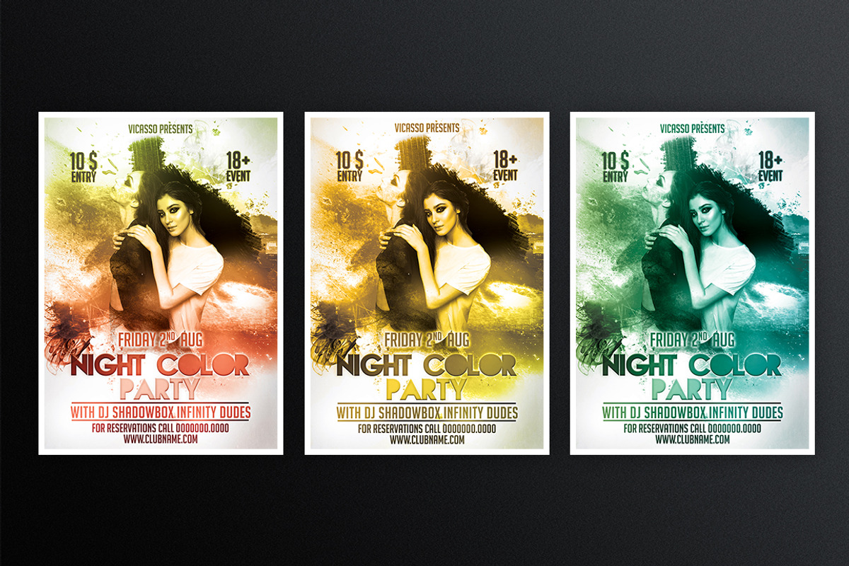 Night Color, a Flyer Template by What a Story (Photo 4 of 5)