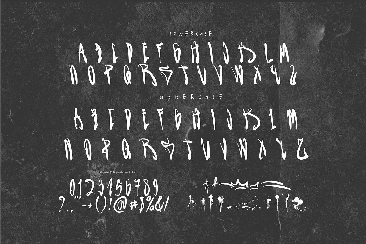 Green Blood Graffiti Font preview 7