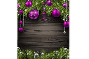 Big violet Christmas & New Year set, a Decorative Illustration by Vjom (Thumbnail 19 of 20)