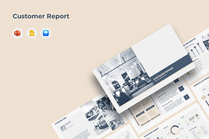 Customer Report Template, a Presentation Template by JetzTemplates