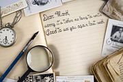 Pink Nightingale Script, a Script Font by Weblord (Thumbnail 5 of 7)