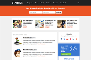 Starter - WP Blog Coupon Theme
