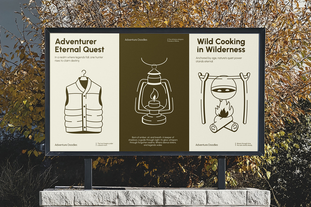 Adventure Drawing Art Set, an Outline Icon by Vectors Market (Photo 4 of 8)