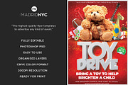 Toy Drive Flyer Template, a Flyer Template by MadridNYC (Thumbnail 2 of 3)
