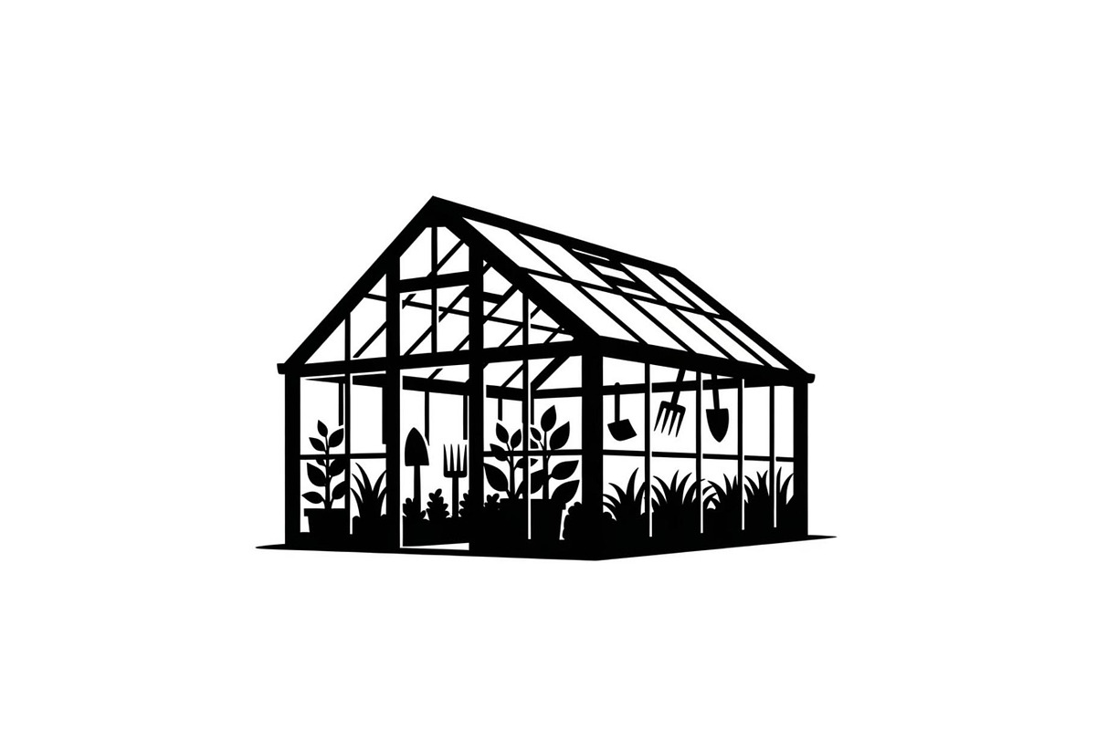 Greenhouse Growth Silhouettes, an Illustration by hafijul (Photo 12 of 14)