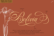 Bolivia Script, a Script Font by Madjack.font (Thumbnail 6 of 9)