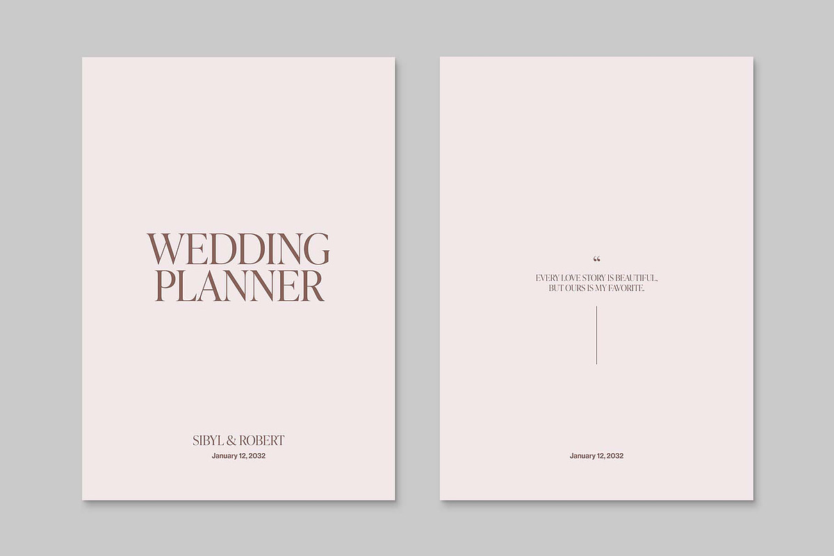 Wedding Planner Template, a Stationery Template by BrandPacks (Photo 5 of 6)