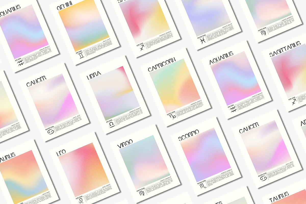 Zodiac Aura Art Posters preview 3