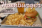 Hamburger, a Font by FontMesa (Thumbnail 1 of 3)