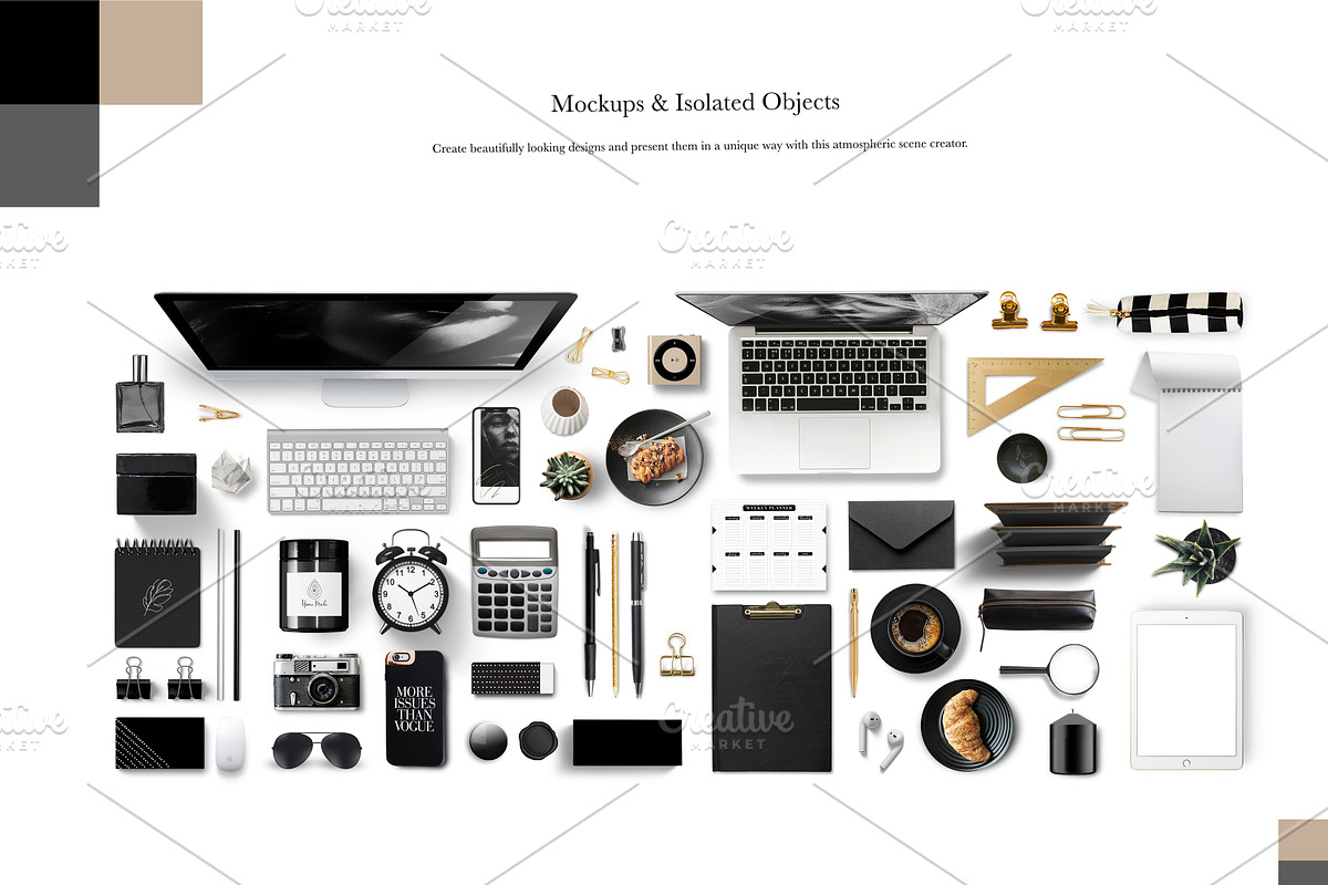 Mega Scene creator Bundle, a Books & Magazine Mockup by Kzara Visual Concepts (Photo 3 of 19)