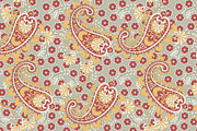 Fashion paisley seamless pattern, a Pattern Graphic by antalogiya (Thumbnail 4 of 4)