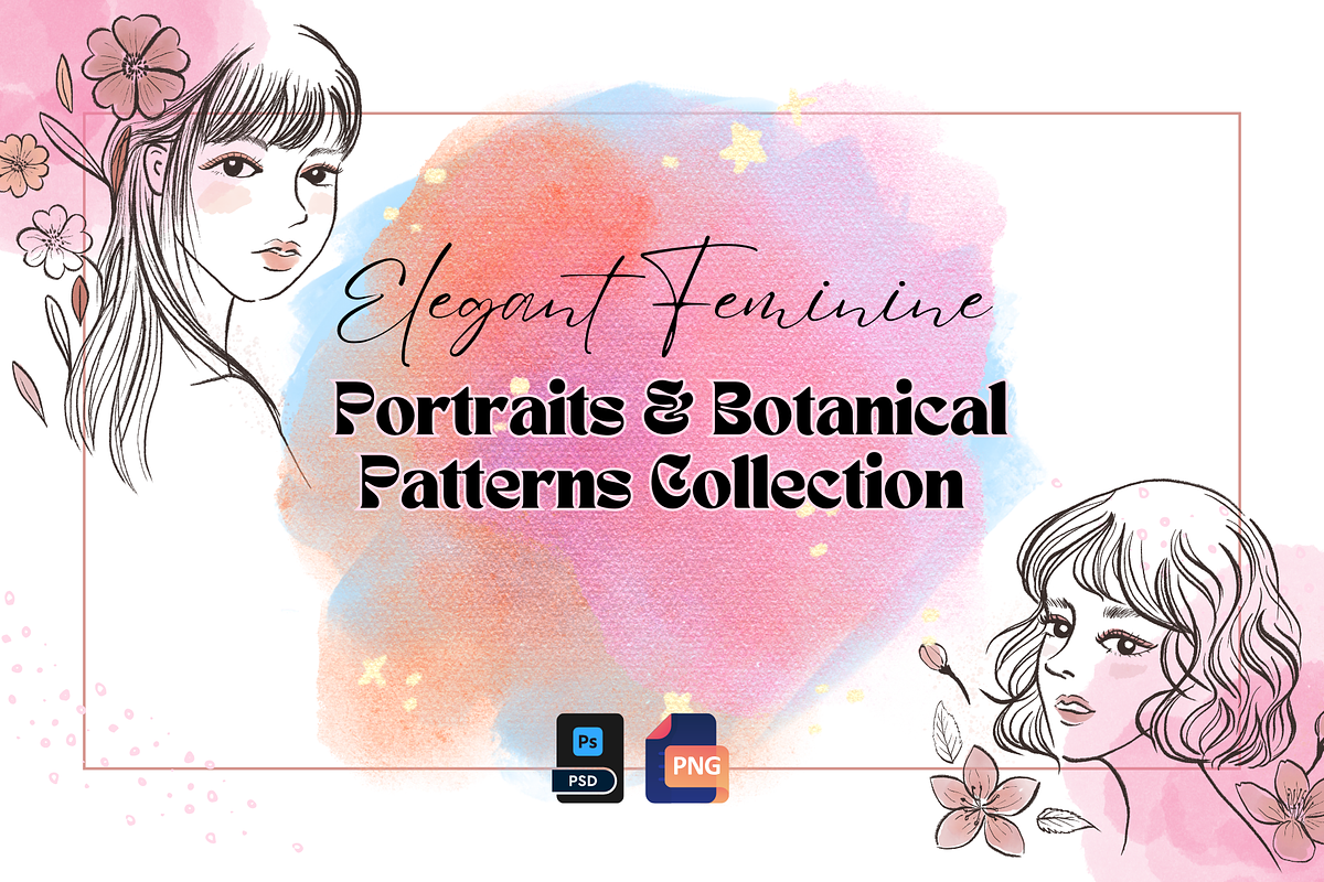 Elegant Feminine & Botanical, a Person Illustration by AMMi (Photo 12 of 12)