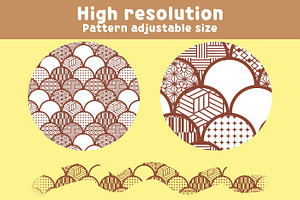 20 Procreate Japanese Pattern Brush