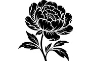Elegant Floral Silhouette Set, an Object Graphic by Creativeshirt (Thumbnail 6 of 13)