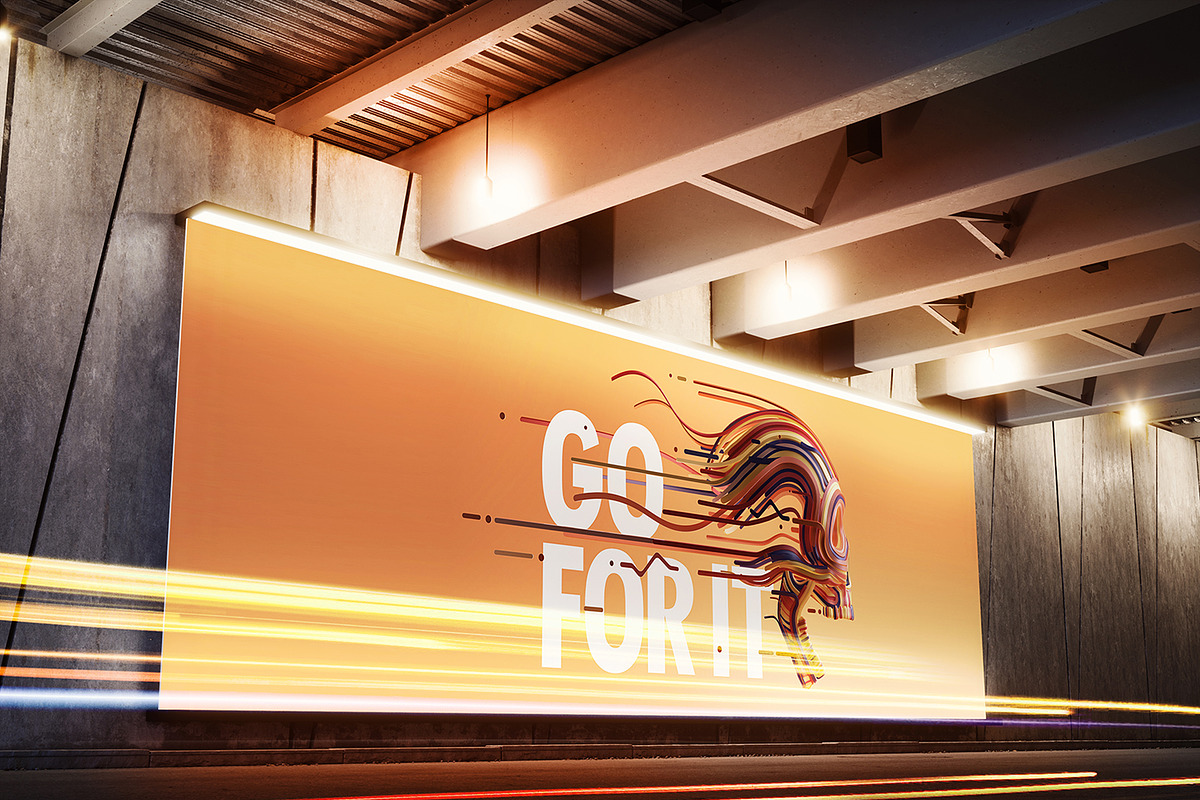 Under the Bridge - Billboard Mock-up, an Advertising Mockup by GK Creative (Photo 7 of 8)