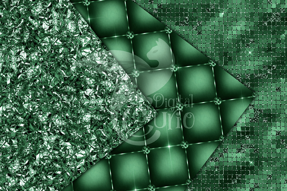 Luxury Emerald Textures, a Texture Graphic by Digital Curio