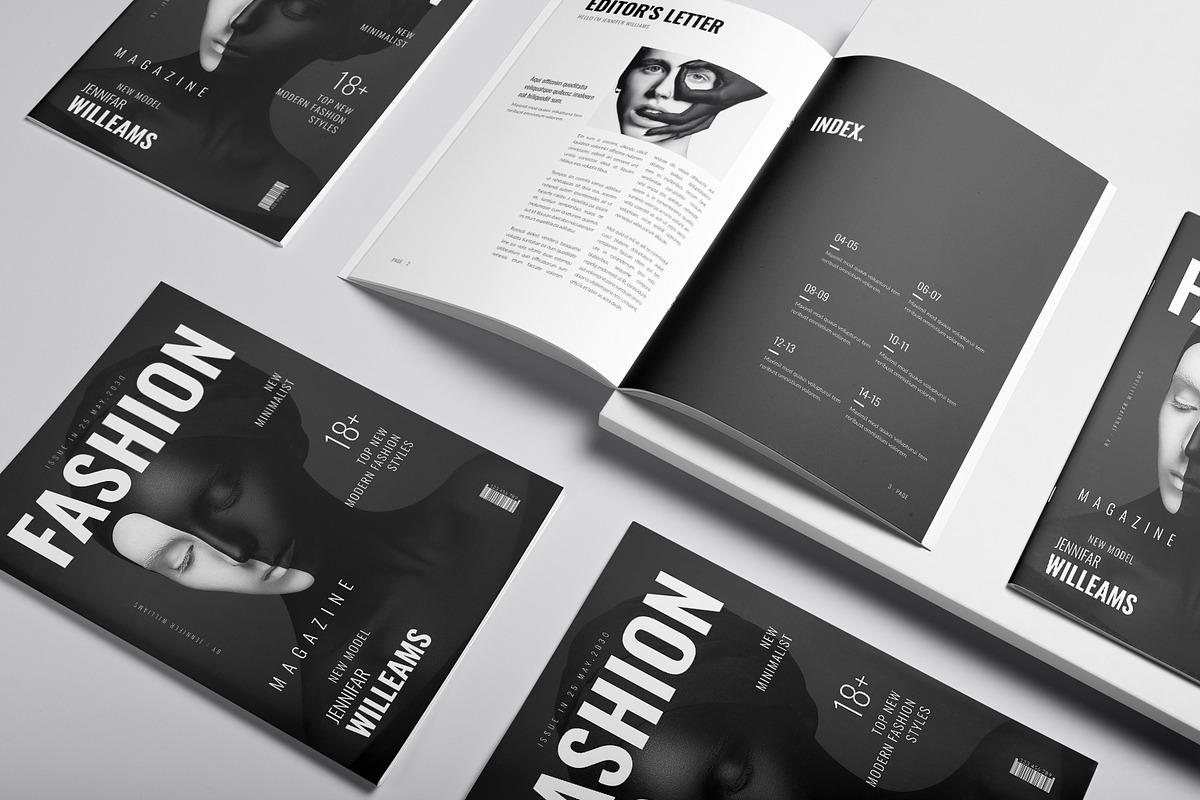 Fashion Magazine Template preview 5