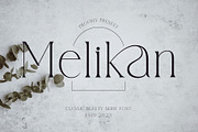 Melikan, a Serif Font by Muflieart (Thumbnail 1 of 7)