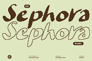 CS Sephora Pixel, a Handwritten Font by Craft Supply Co. (Thumbnail 1 of 8)