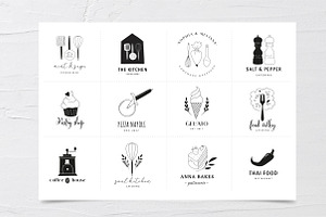 Cook & Bake Logos Collection