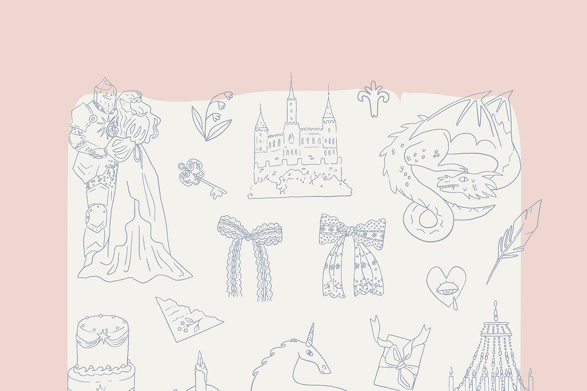 Castlecore: medieval fantasy, a Decorative Illustration by Cute Atelier (Photo 3 of 12)