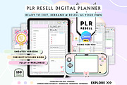 PLR Undated Digital Planner, a Stationery Template by Tas Creative Studio (Thumbnail 2 of 9)