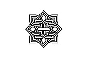 Flower Line Art Logo, a Branding & Logo Template by Buqancreative (Thumbnail 4 of 4)