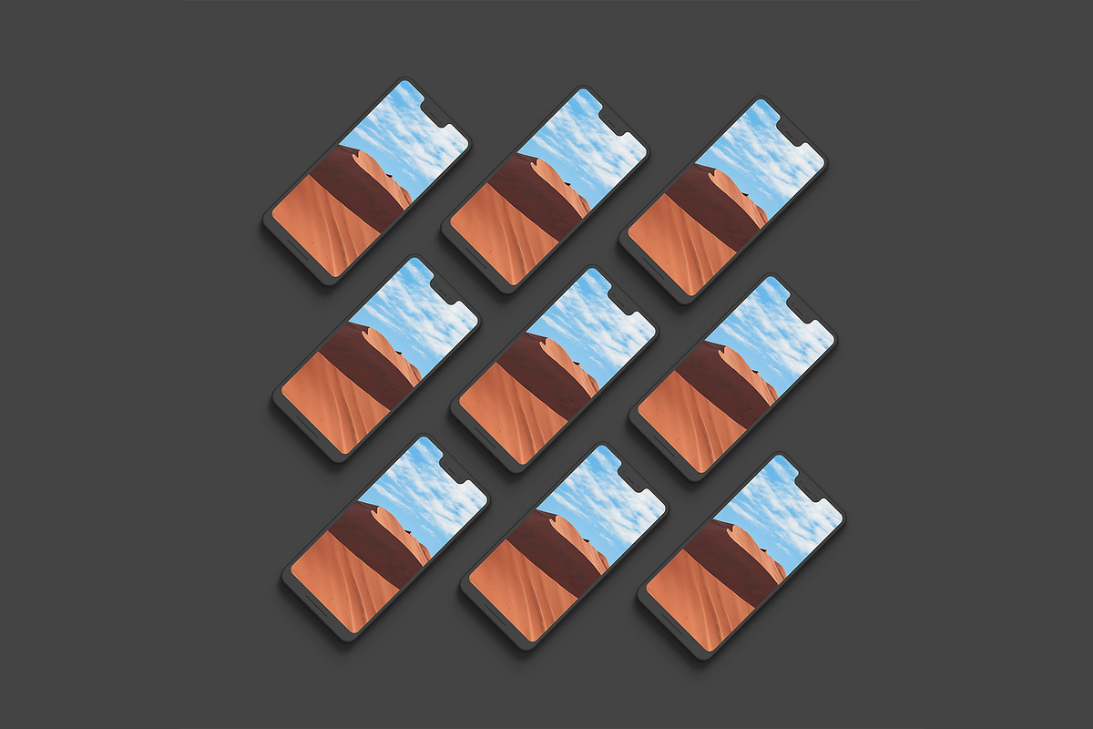 Pixel 3XL - 21 Clay Mockups - PSD, an iPhone Mockup by Asylab (Photo 56 of 73)