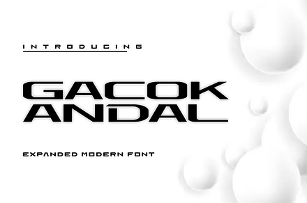 Gacok Andal Font