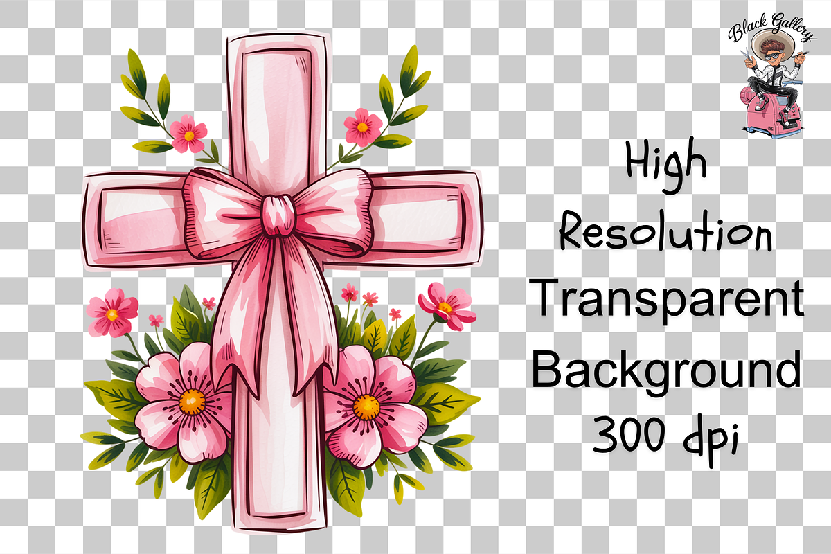 Pink Cross PNG Bundle, a Graphic by Clipart Studio (Photo 9 of 11)