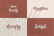 Broyther - Luxury Bold Script, a Script Font by Idea Studio (Thumbnail 10 of 10)