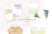 Spring Snowdrop and Muscari Clip Art, an Illustration by Julia M. Watercolor (Thumbnail 11 of 12)