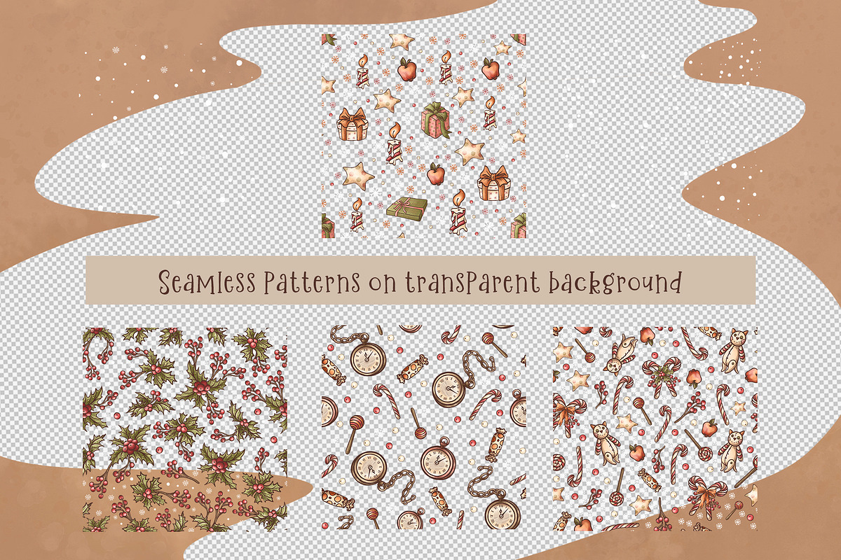 Christmas Vintage Snowmen, a Decorative Illustration by Otry Art (Photo 12 of 17)