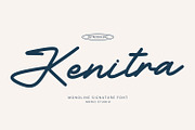 Kenitra – Monoline Signature Font, a Script Font by MERCI STUDIO (Thumbnail 1 of 8)
