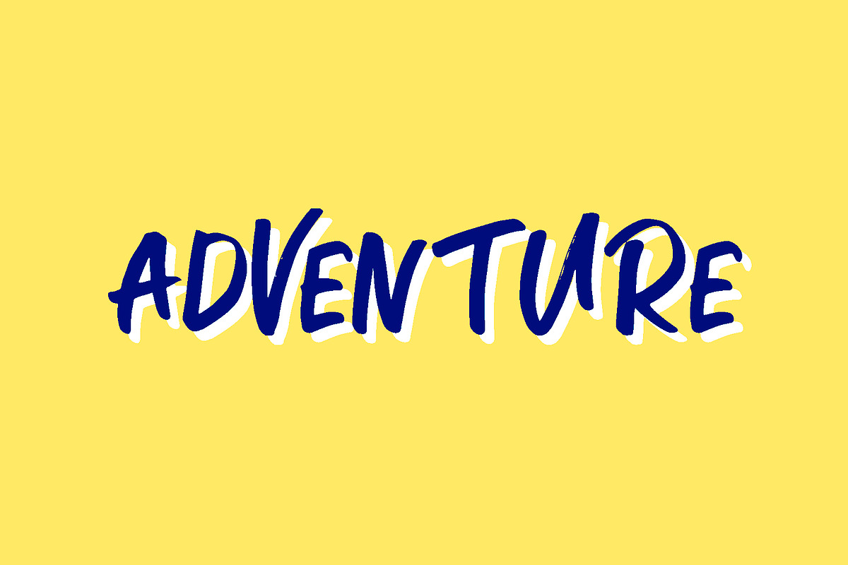 Marker Brush Font, a Sans Serif Font by Yuby Creative (Photo 3 of 5)
