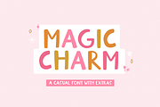Magic Charm | Font with Extras, a Font by KA Designs (Thumbnail 1 of 10)