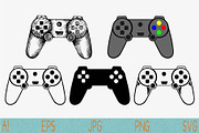 game controller svg vector png eps, an Icon by FileVectorSVG (Thumbnail 1 of 4)