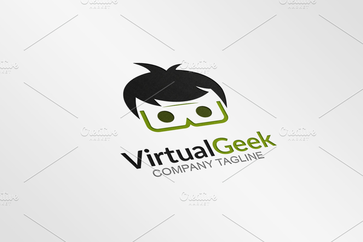 Virtual Geek - Logo Template, a Branding & Logo Template by Twelve.std (Photo 1 of 3)