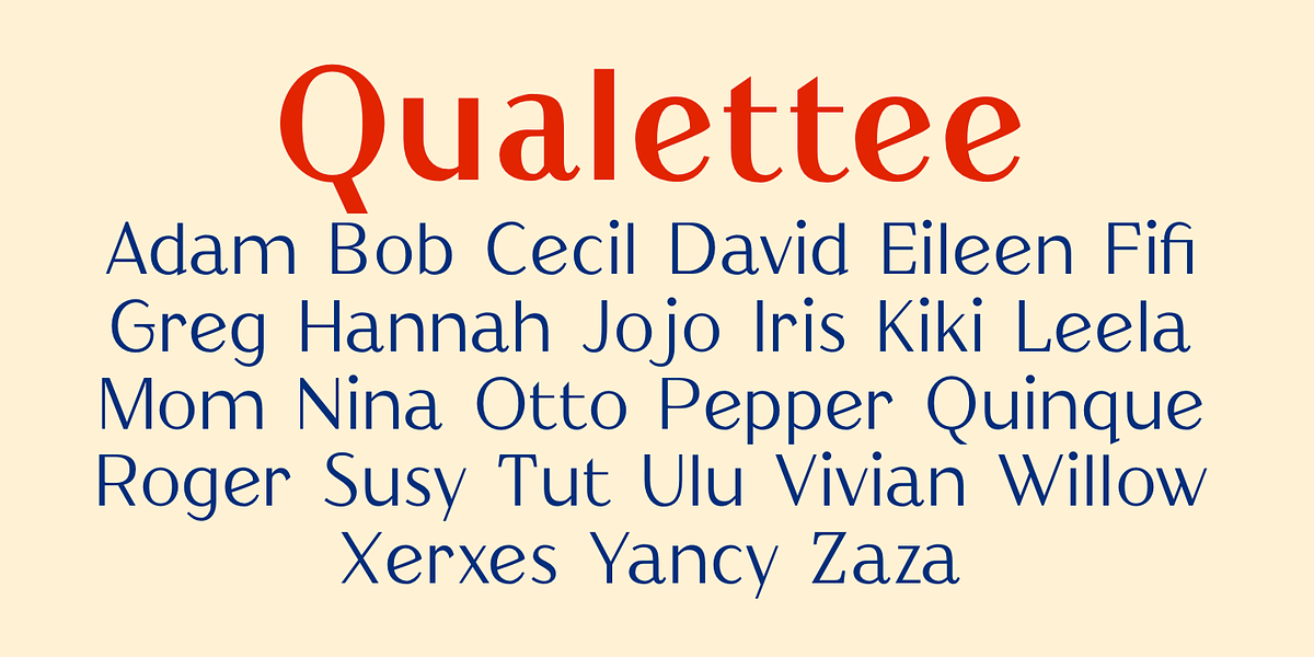 Qualettee, a Sans Serif Font by Ingrimayne Type (Photo 4 of 8)