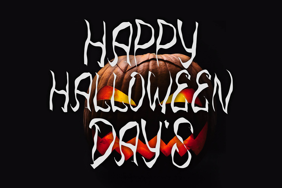 Ghost Day - Halloween Horror Font, a Font by NTC Graphic (Photo 4 of 8)